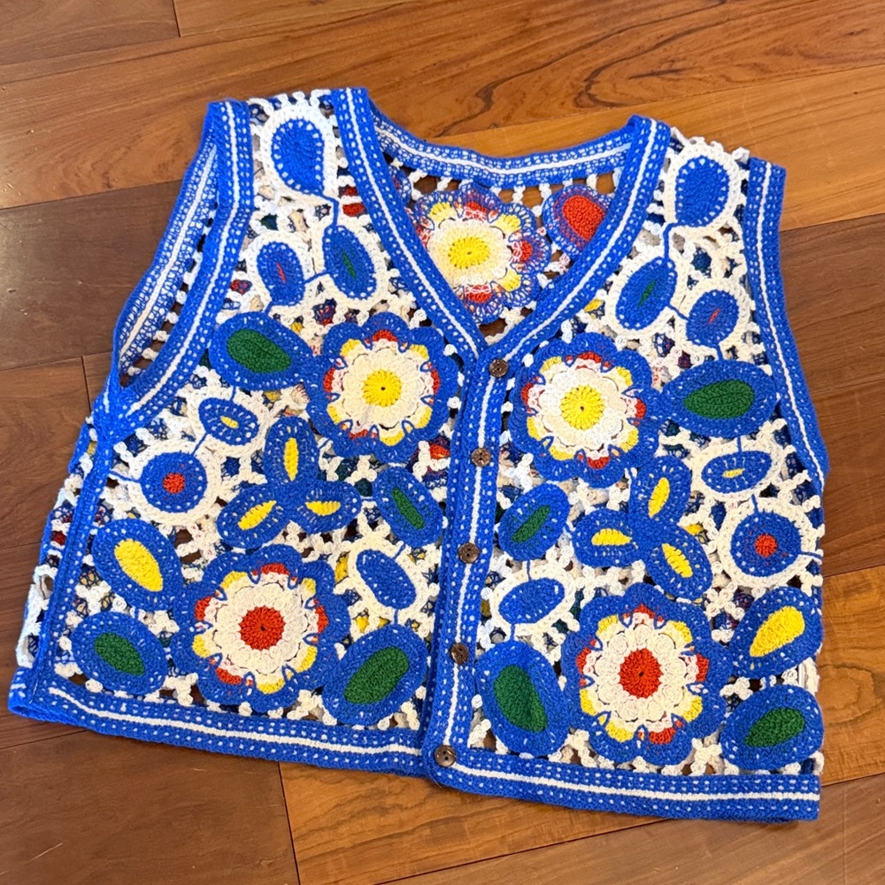 Colorful Knitted Vest